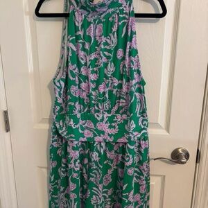 NWT Lilly Pulitzer Wyota Skirted Romper size XL